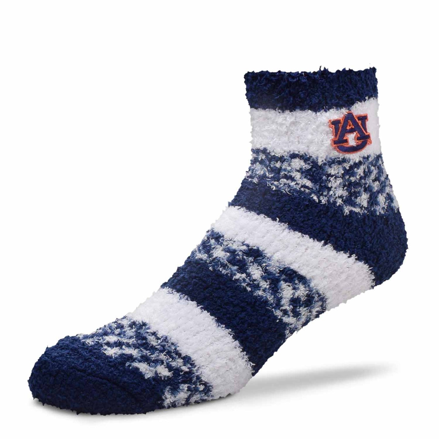 Auburn Tigers Alabama Crimson Tide Striped Sleep Soft Socks  - Team Color