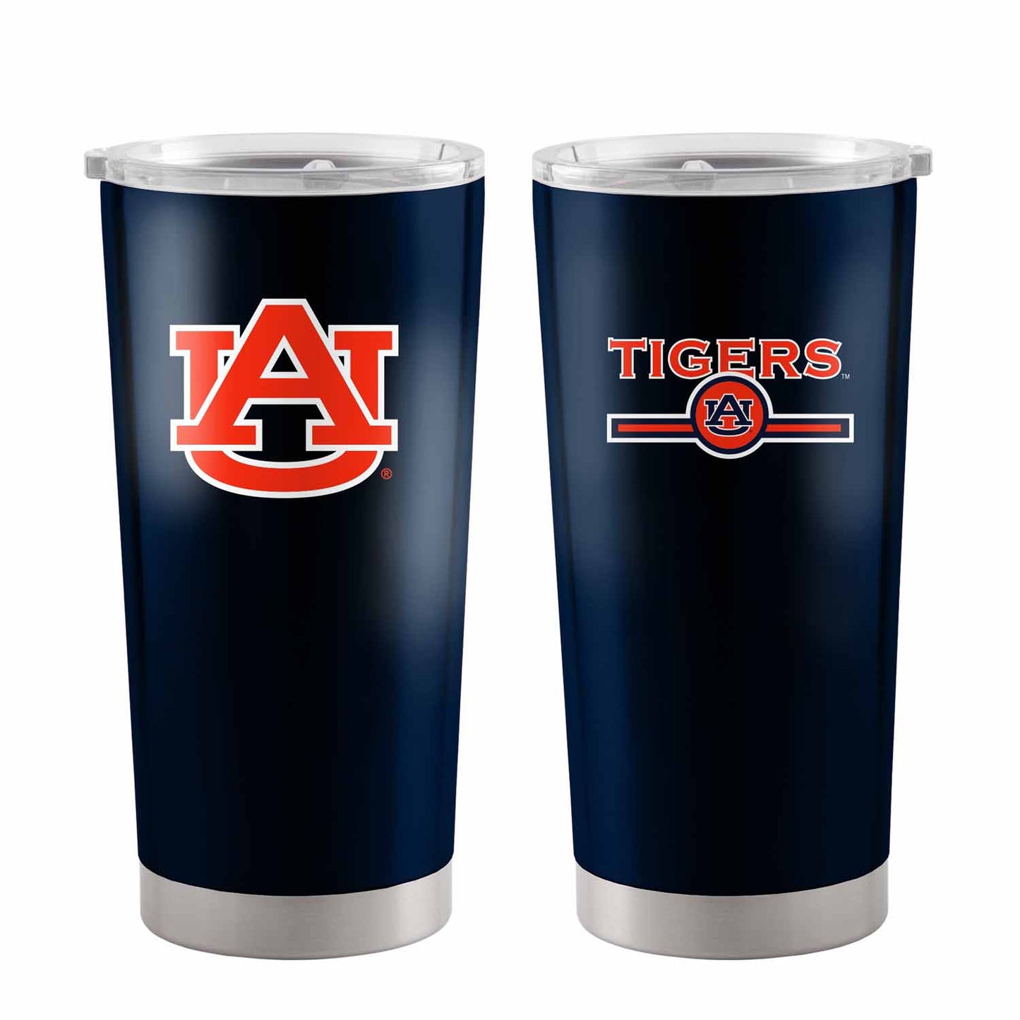 Auburn Tigers 20 oz Overtime Insulated Stainless Steel Coffee and Travel Tumbler - Navy