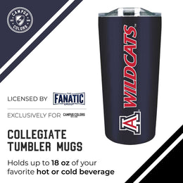 Arizona Wildcats NCAA Stainless Steel Tumbler perfect for Gameday - Navy