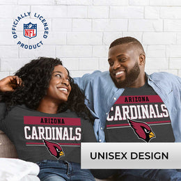 Arizona Cardinals NFL Adult Charcoal Long Sleeve T Shirt - Charcoal