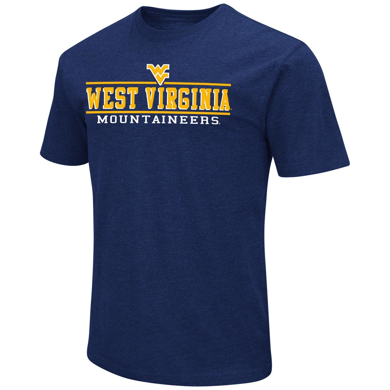 West Virginia Mountaineers NCAA Adult Soft Vintage Tailgate T-Shirt  - Navy