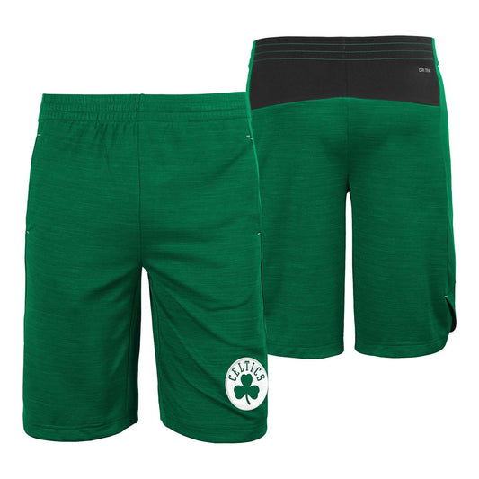 Boston Celtics  Youth Performance Free Throw Shorts - Green
