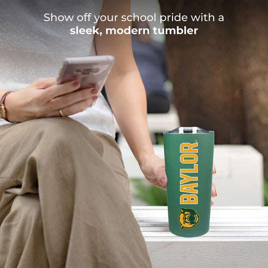 Baylor Bears NCAA Stainless Steel Tumbler perfect for Gameday - Green