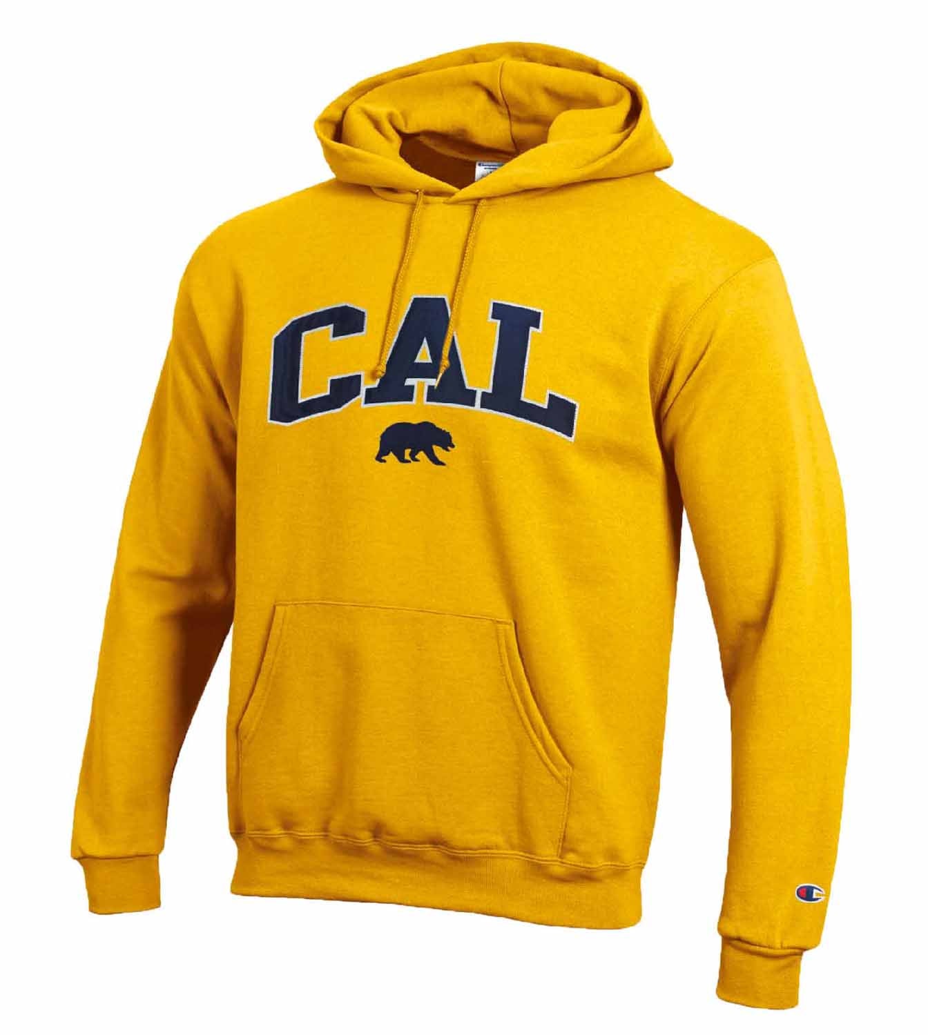 Cal Golden Bears Champion Adult Tackle Twill Hooded Sweatshirt - Gold