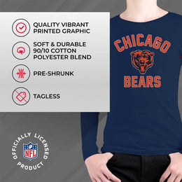 Chicago Bears NFL Youth Gameday Crewneck Sweatshirt - Navy