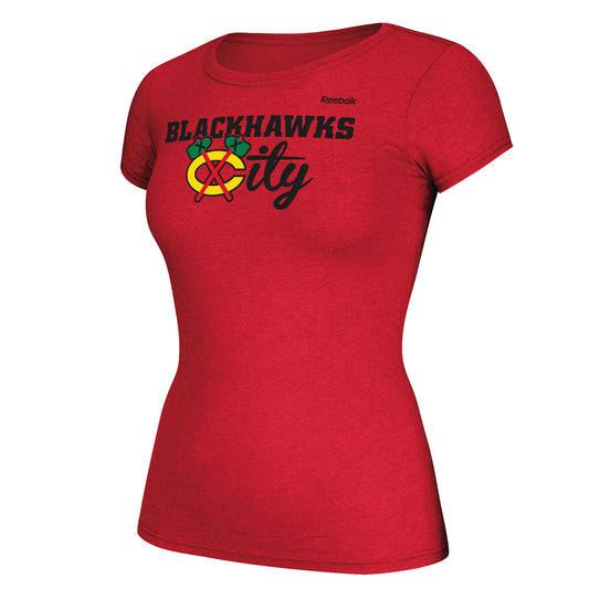 Chicago Blackhawks Women's City T-Shirt - Red