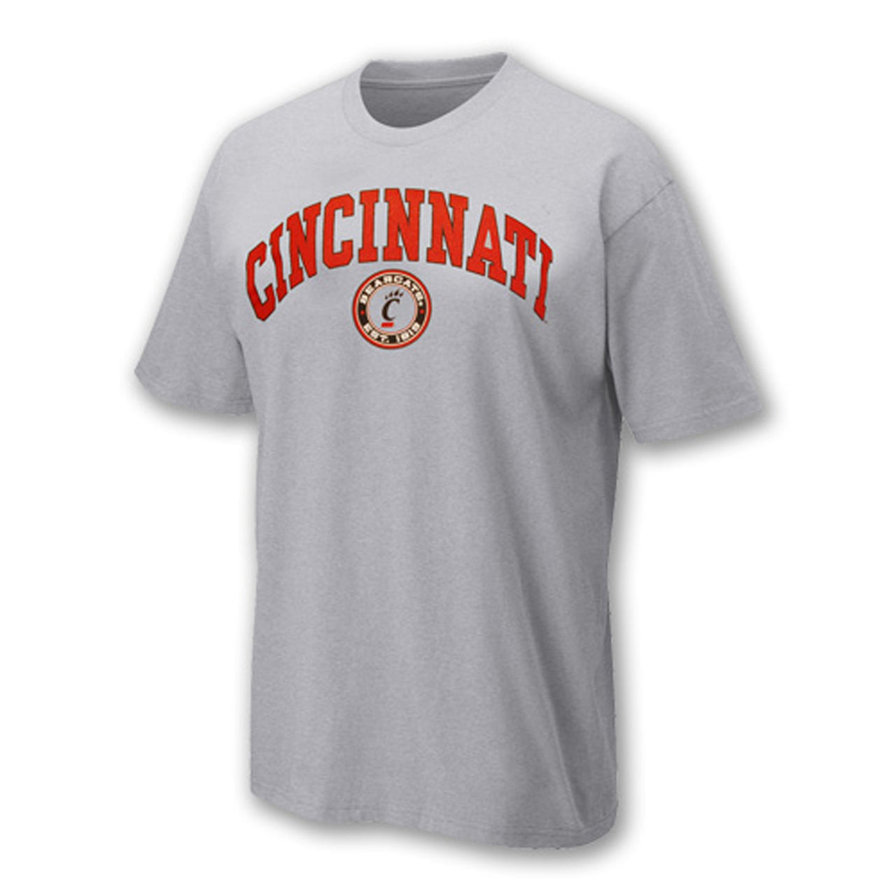 Cincinnati Bearcats  Adult Arch and Ring T-Shirt - Gray