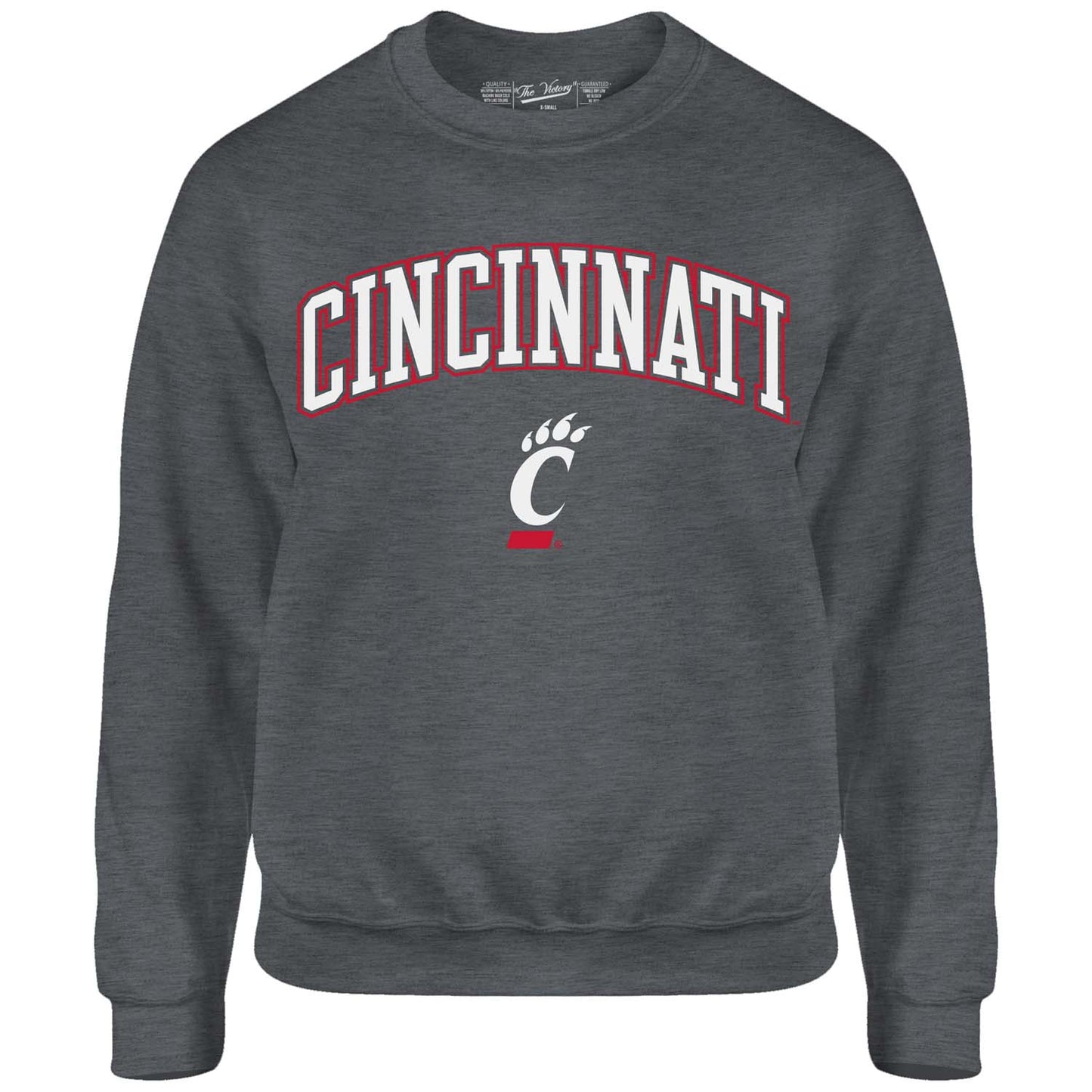 Cincinnati Bearcats Adult Arch & Logo Soft Style Gameday Crewneck Sweatshirt - Black