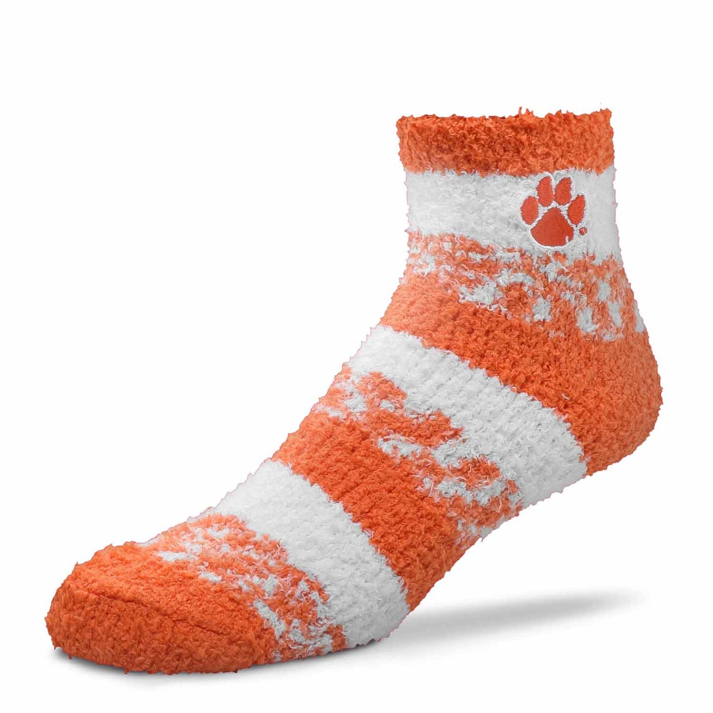 Clemson Tigers Alabama Crimson Tide Striped Sleep Soft Socks  - Team Color