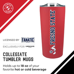 Fresno State Bulldogs NCAA Stainless Steel Tumbler perfect for Gameday - Red
