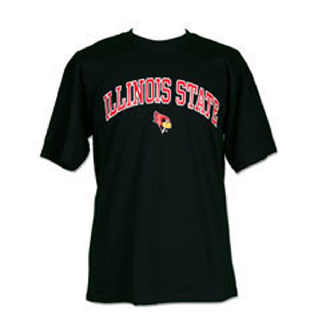 Illinois State Redbirds  Arch and Logo Short Sleeve T-shirt - Black