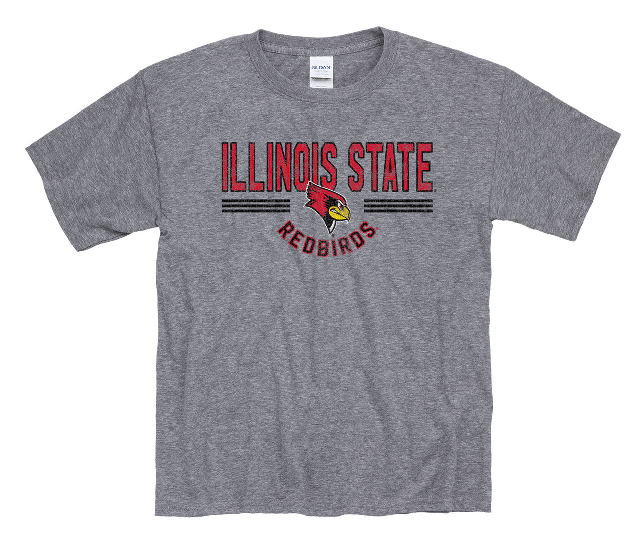Illinois State Redbirds  Youth Trifecta T-Shirt - Gray