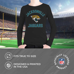Jacksonville Jaguars NFL Youth Gameday Crewneck Sweatshirt - Black