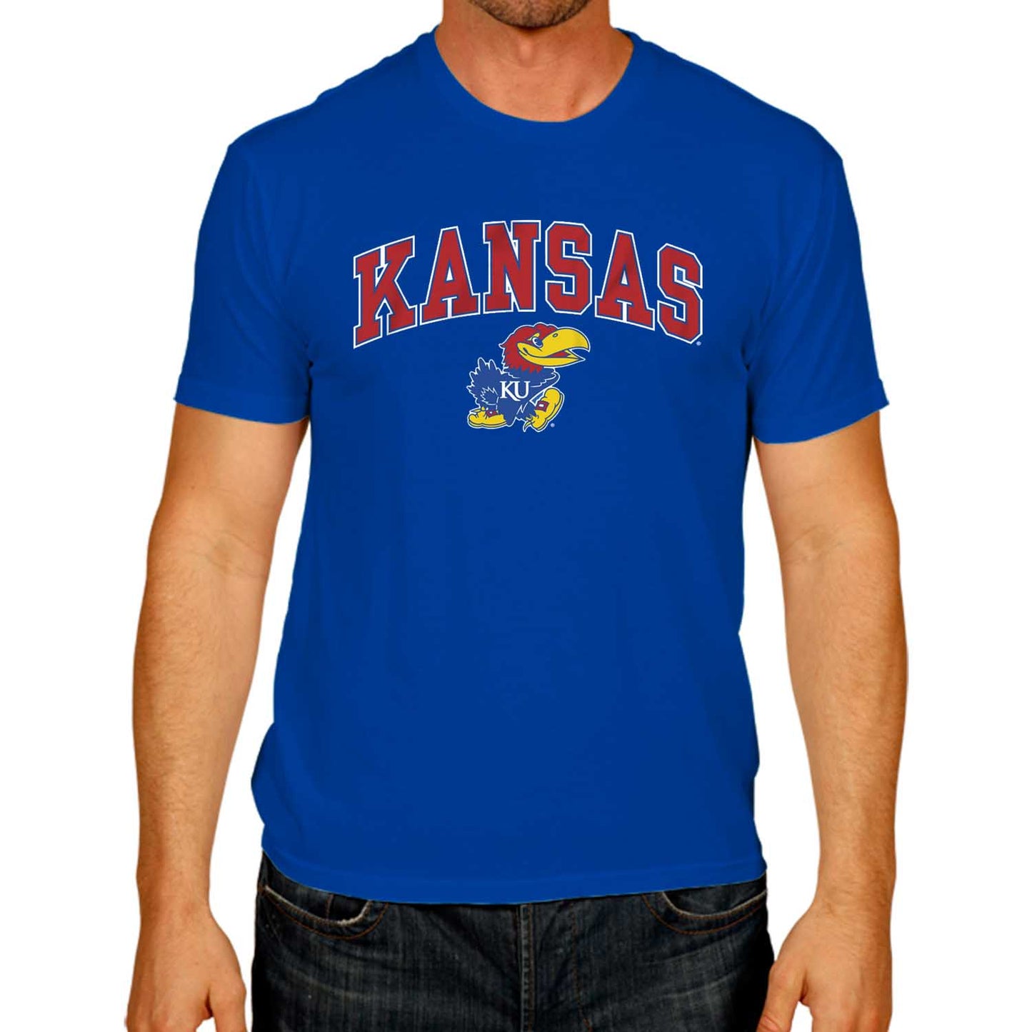 Kansas Jayhawks NCAA Adult Gameday Cotton T-Shirt - Royal
