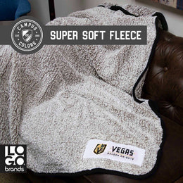 Las Vegas Golden Knights Frosty Fleece 60 X 50 Blanket - Black