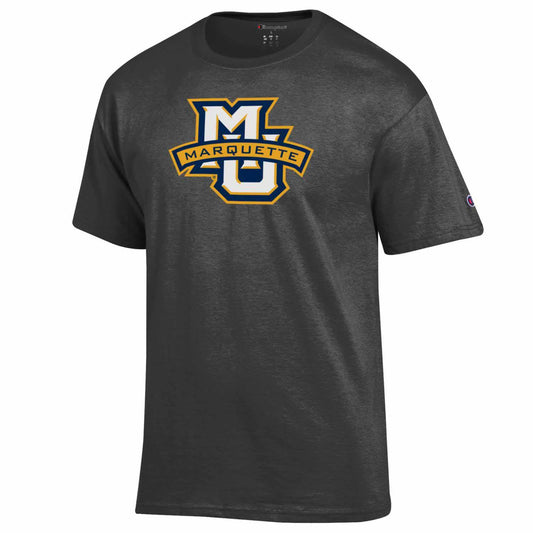 Marquette Golden Eagles Champion Adult NCAA Soft Style Mascot Tagless T-Shirt - Charcoal