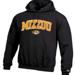 Missouri Tigers Champion Adult Tackle Twill Hooded Sweatshirt - Black