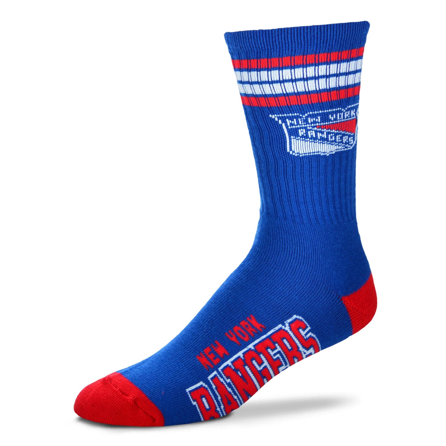 New York Rangers Youth Stripe Deuce Sock - Royal