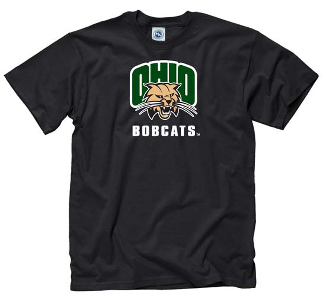 Ohio Bobcats Adult Just Logo Short Sleeve T-Shirt - Black