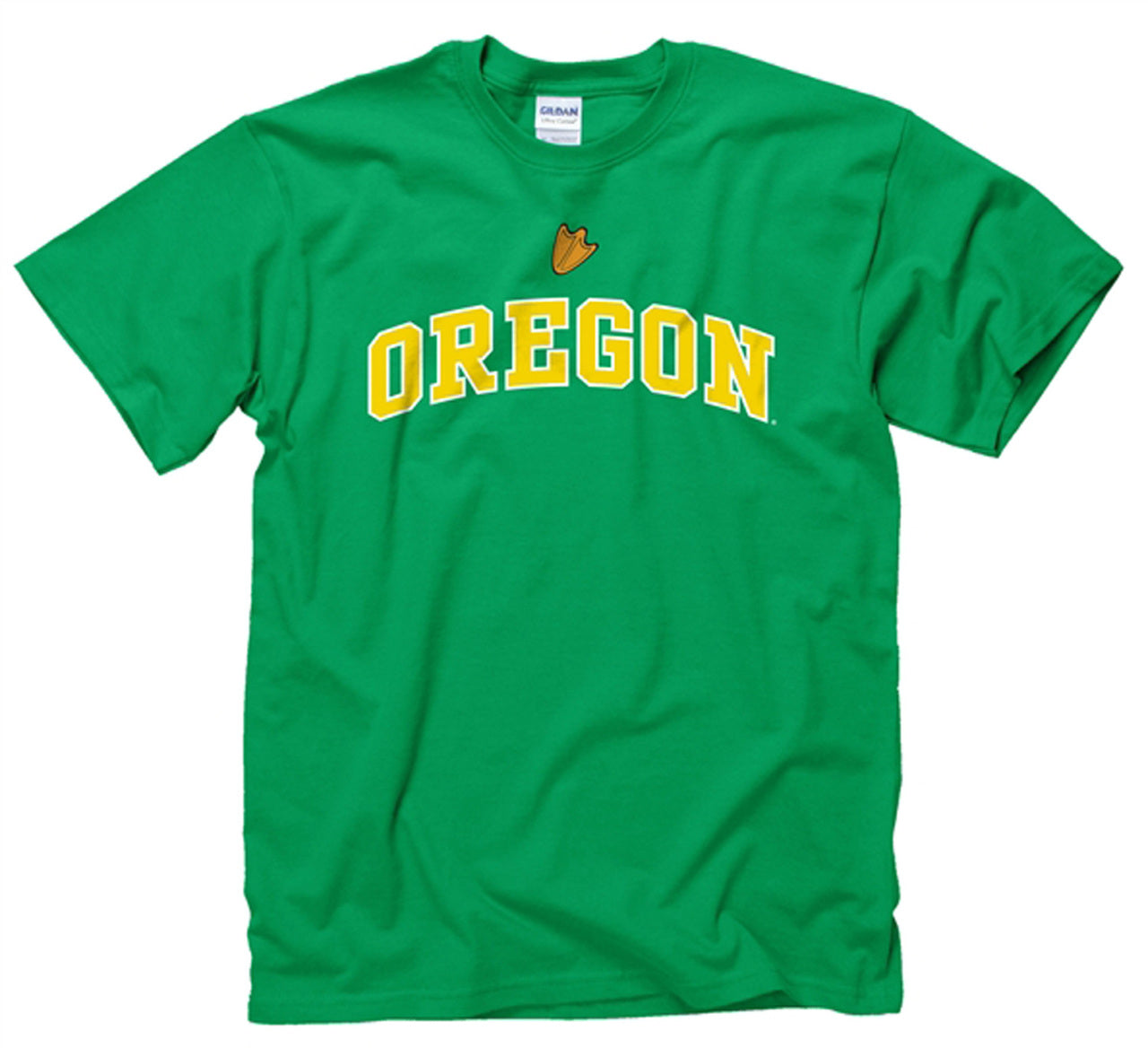 Oregon Ducks  Icon and Arch Short Sleeve T-Shirt - Green