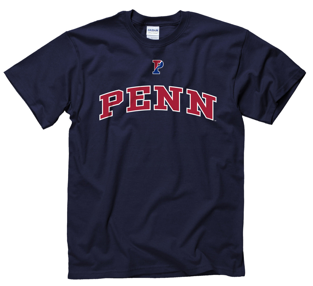 Penn Quakers Pennsylvania Quakers Icon and Arch Short Sleeve T-shirt Navy - Navy