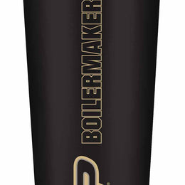 Purdue Boilermakers NCAA Stainless Steel Tumbler perfect for Gameday - Black