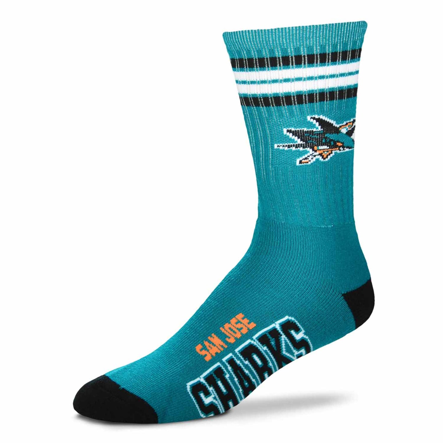 San Jose Sharks Youth Stripe Deuce Sock - Team Color