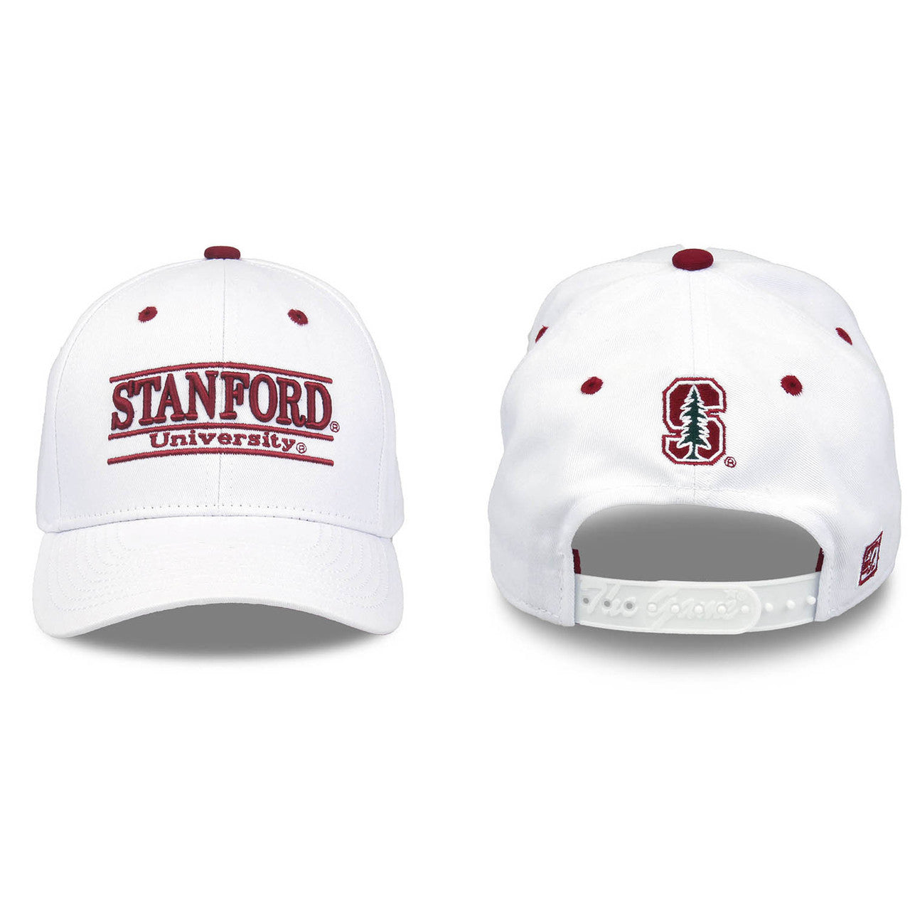 Stanford Cardinal  Adult Game Bar Adjustable Hat - White