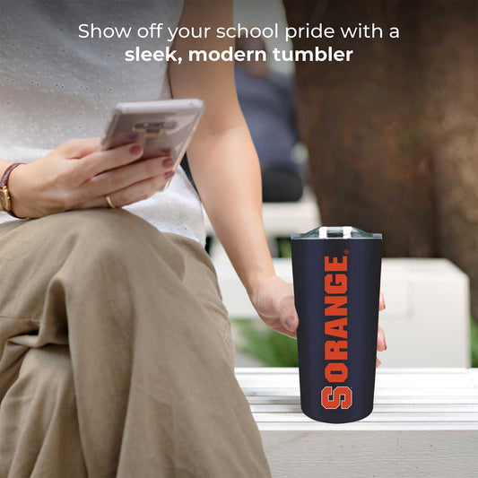 Syracuse Orange NCAA Stainless Steel Tumbler perfect for Gameday - Navy