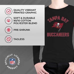 Tampa Bay Buccaneers NFL Gameday Youth Football Long Sleeve Shirt - Black