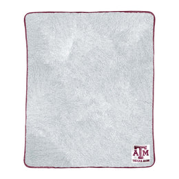 Texas A&M Aggies NCAA Silk Sherpa College Throw Blanket - Maroon