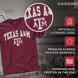 Texas A&M Aggies  Adult Arch N Logo T-Shirt - Maroon