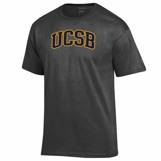 UCSB Gauchos Champion Adult NCAA Soft Style Mascot Tagless T-Shirt - Charcoal