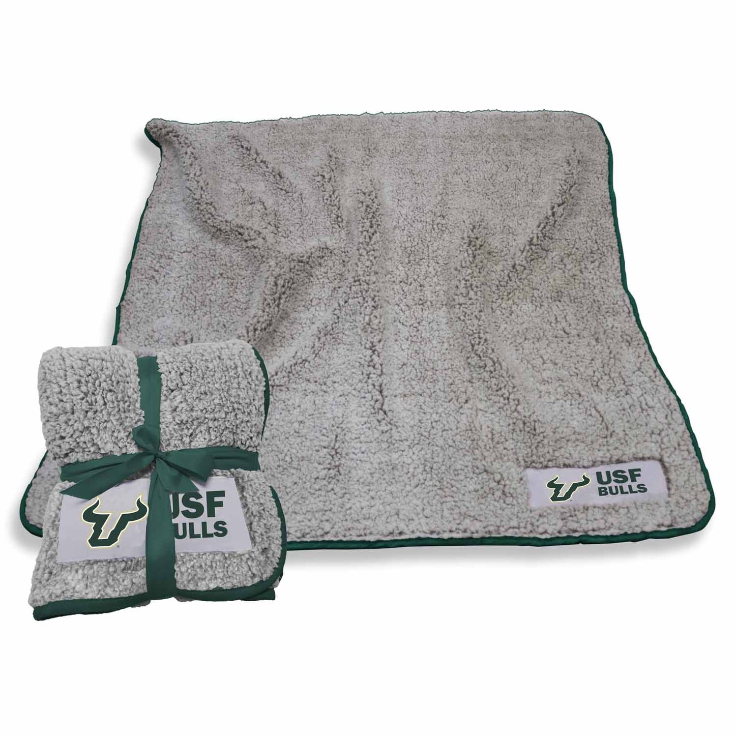 USF Bulls Frosty Fleece 60 X 50 Blanket - Green