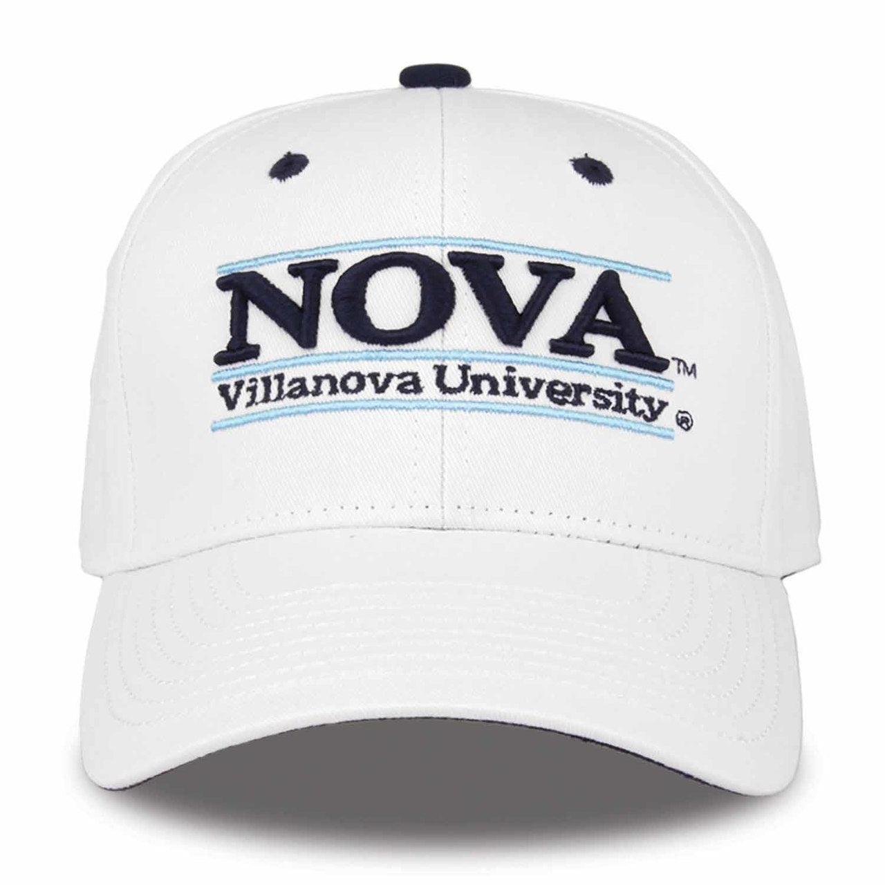 Villanova Wildcats  Adult Game Bar Adjustable Hat - White