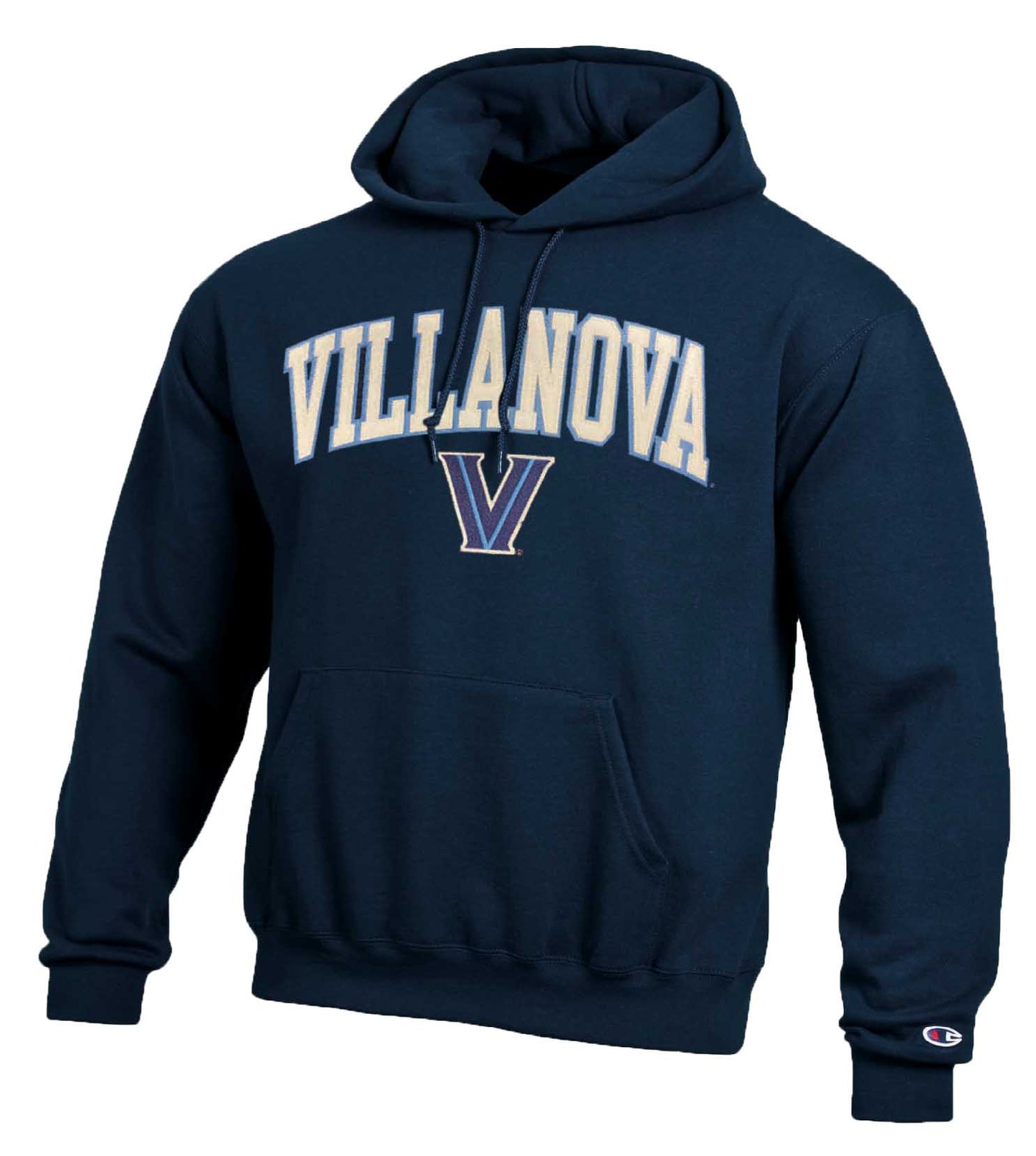 Villanova Wildcats Champion Adult Tackle Twill Hooded Sweatshirt - Navy