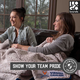 Virginia Cavaliers Frosty Fleece 60 X 50 Blanket - Navy