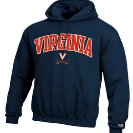 Virginia Cavaliers Champion Adult Tackle Twill Hooded Sweatshirt - Navy