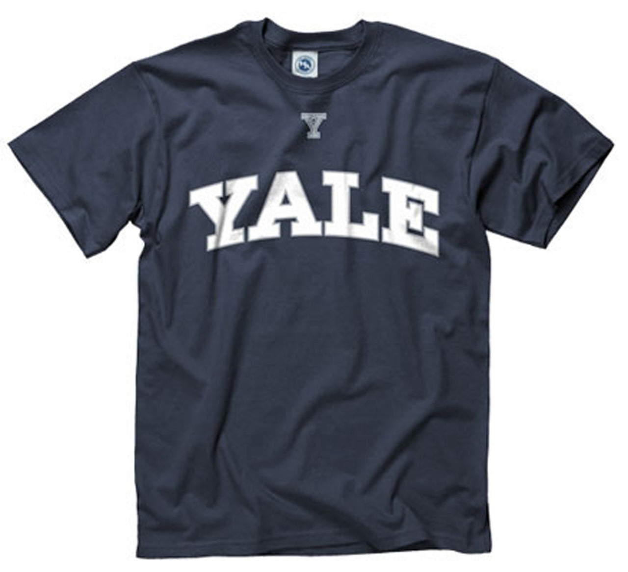 Yale Bulldogs  Icon and Arch Short Sleeve T-shirt - Navy